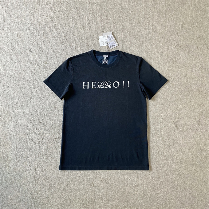 loewe hello anagram print t-shirt